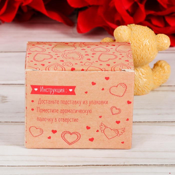 Подставка под благовония "Люблю", 5,2 х 4,5 см
