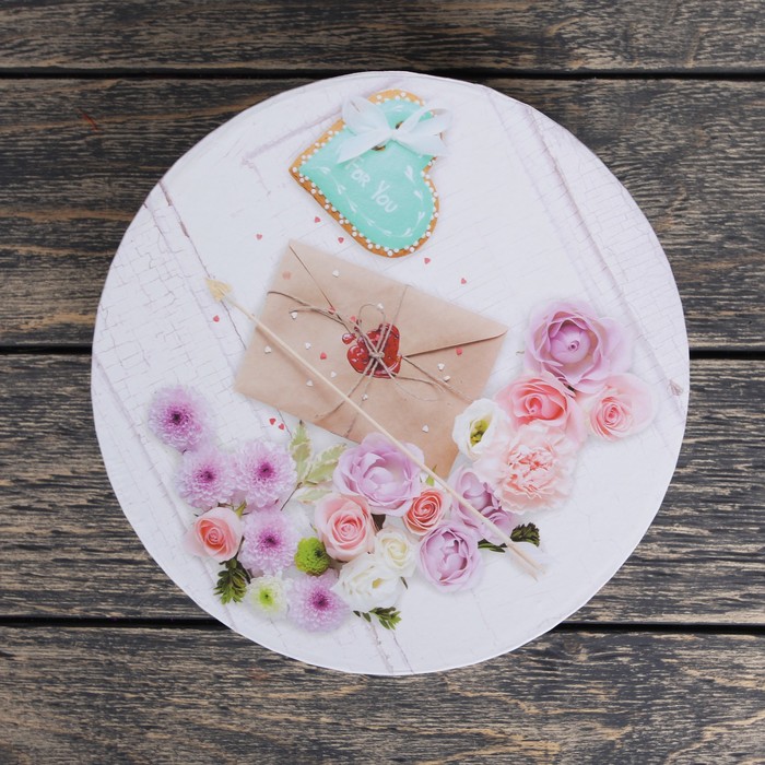 Набор коробок 3в1 "Любовное послание", 25 х 25 х 11,5 - 18,5 х 18,5 х 9,5 см