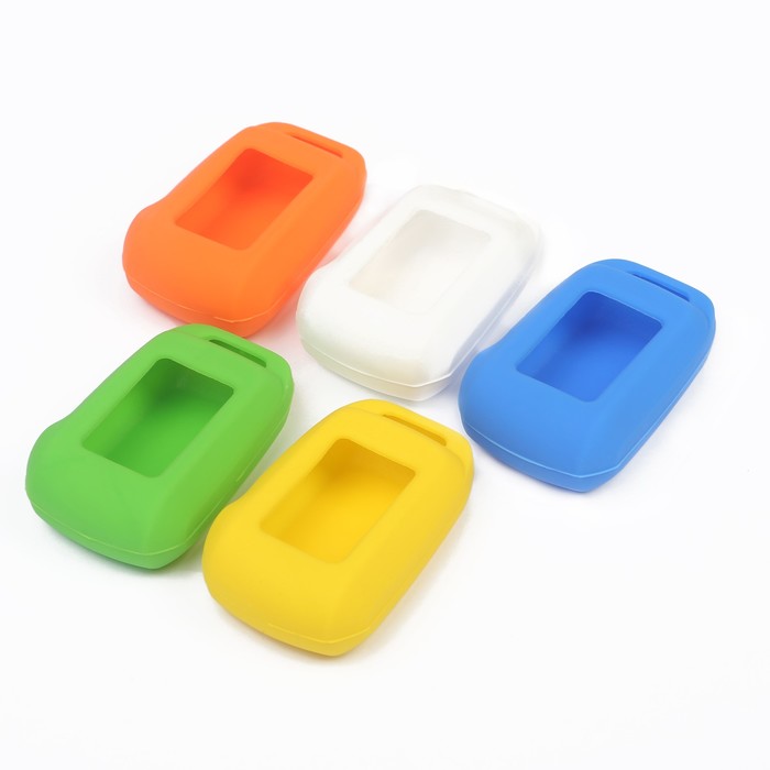 Чехол брелока силиконовый для Starline модель, A62, A92, A64, A94, цвет МИКС