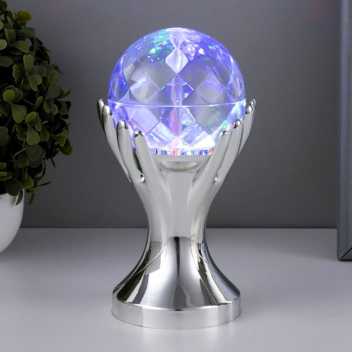 

Ночник диско-шар "Шар в руках" LED МИКС 18,5х10х9 см