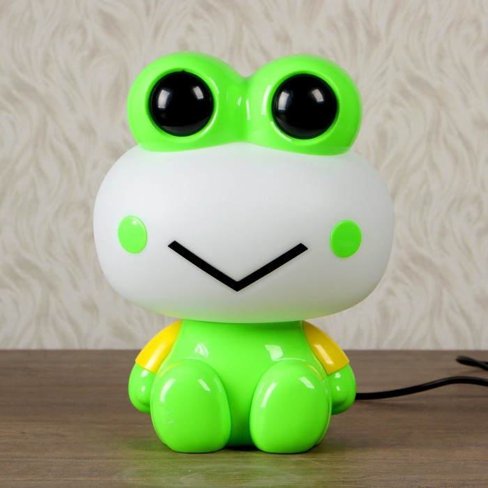 Лампа настольная Е14 40W "Лягуха" зелёная 25х19х12 см