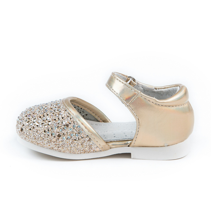 Туфли для девочек арт. С8350 (золотой) (р. 19)