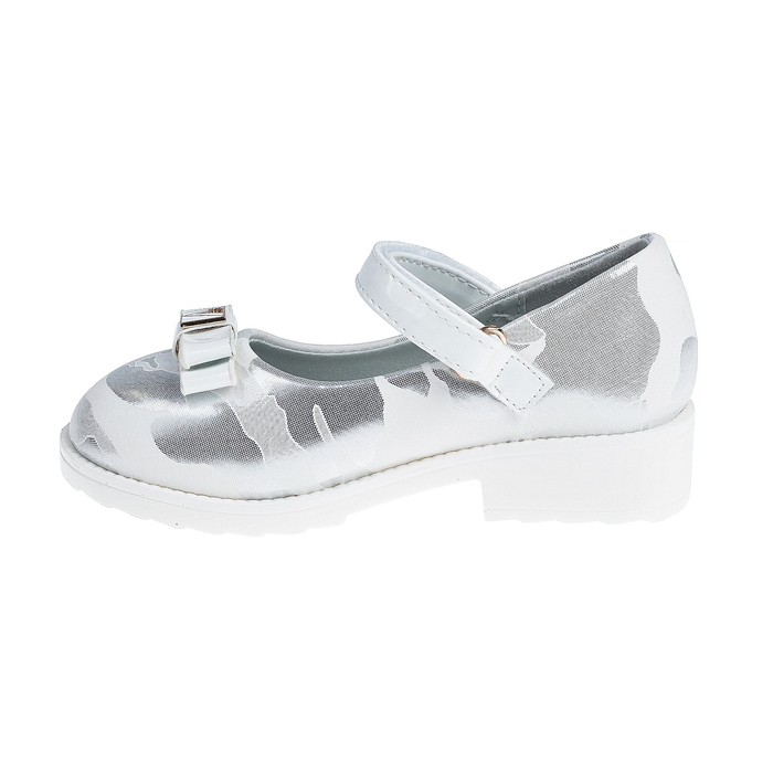 Туфли для девочек арт. С6033 (серебро) (р. 27)