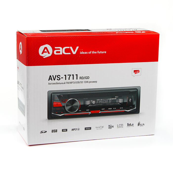 Автомагнитола ACV AVS-1711RD