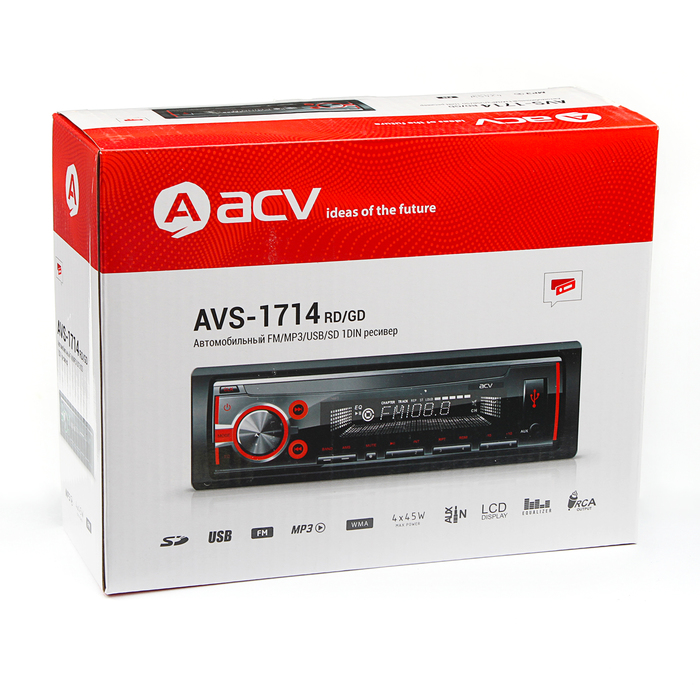 Автомагнитола ACV AVS-1714RD