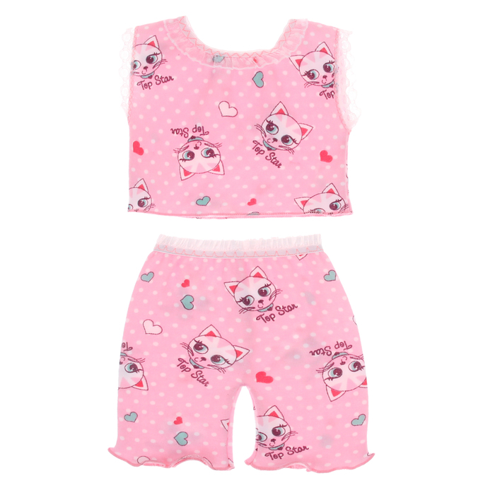 Одежда для пупса 45 см: футболка, штанишки