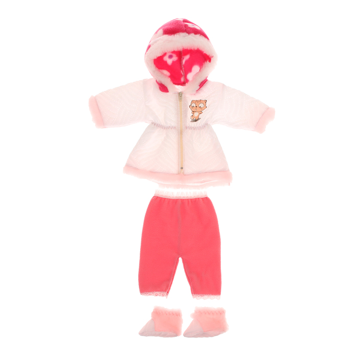 Одежда для пупса 45 см: пальто, сапожки, МИКС