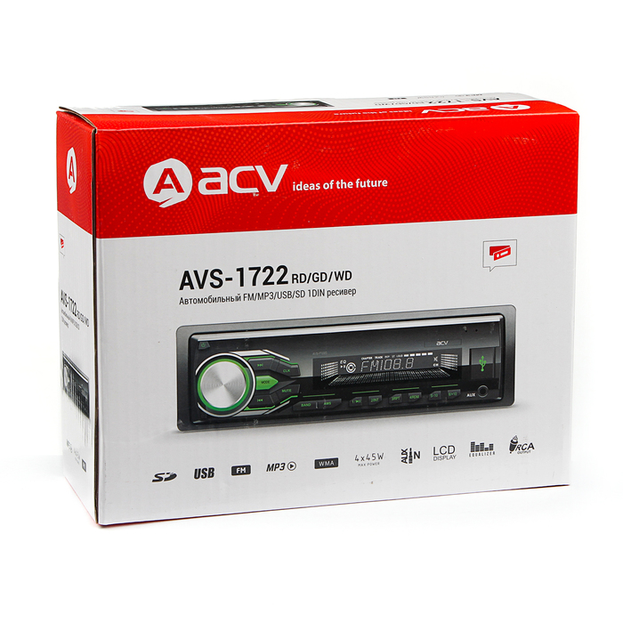 Автомагнитола ACV AVS-1722RD