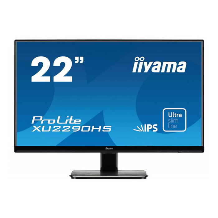Монитор Iiyama 21.5" XU2290HS-B1 IPS 5ms 16:9 DVI HDMI 1000:1 250cd 178/178 1920x1080 D-Sub 329514