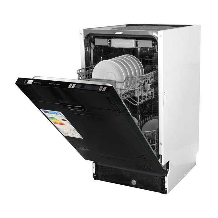 Посудомоечная машина Zigmund & Shtain DW 129.4509 X, 10 комплектов, класс А++, черный
