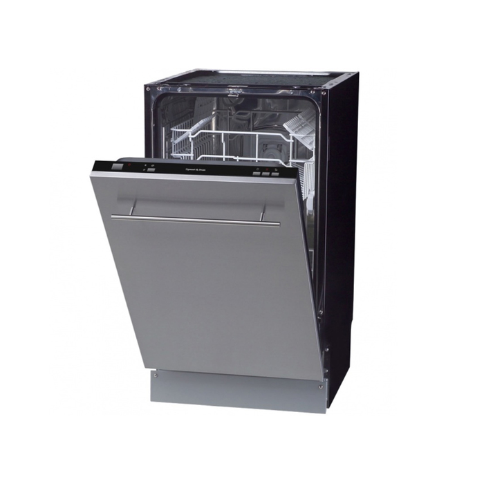 Посудомоечная машина Zigmund & Shtain DW 139.4505 X, 9 комплектов, класс А++, черный