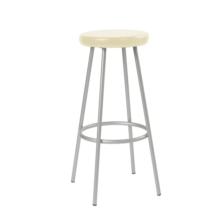 Стул барный СБ20 80х38х38, цвет металлик, бежевый