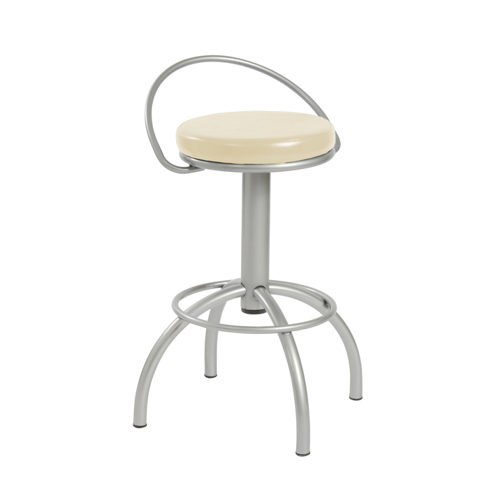 Стул барный СБ40 66х38х38, цвет металлик, бежевый