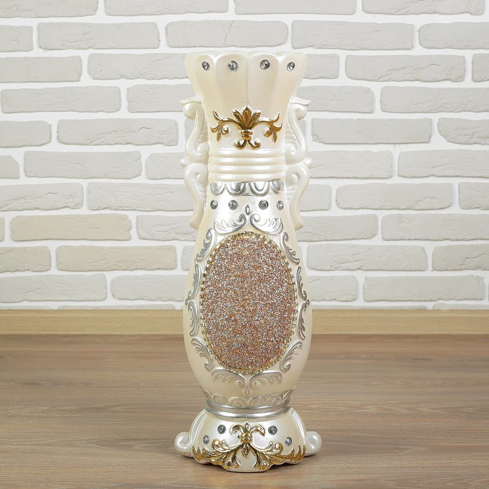 Ваза напольная "Гротеск" d-14см, 60 см, блеск