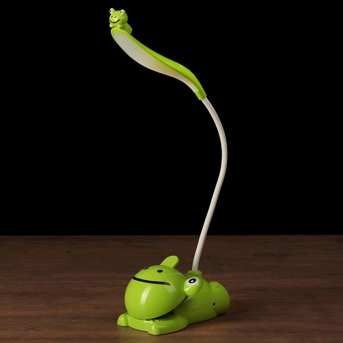 Лампа на прищепке LEDх15 11W провод USB 2 режима "Лягуха" 26х14х11 см