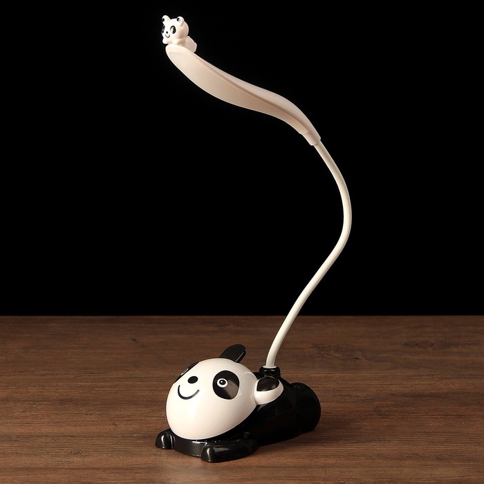 Лампа на прищепке сенсорная провод USB "Панда" 49,5х14х11 см