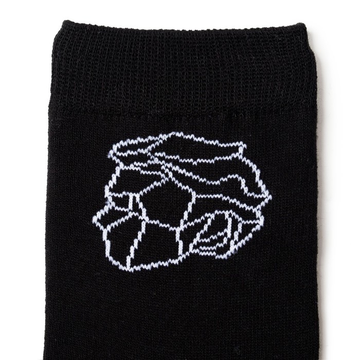 Носки мужские "Близнецы" черн. р-р 41-44 (27-29 см) 80% хл.,15% п/э, 5% эл.