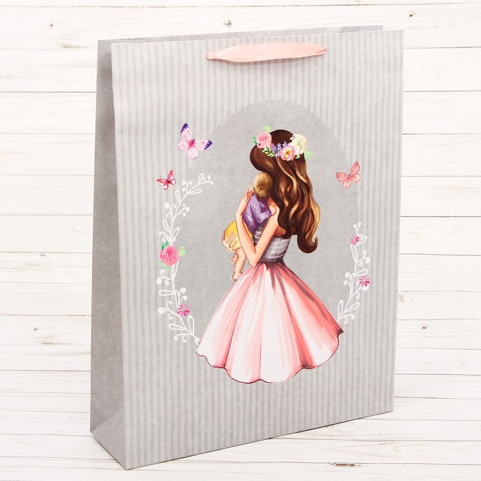 Пакет ламинированный вертикальный «Нежность», ML 23 × 27 × 8 см