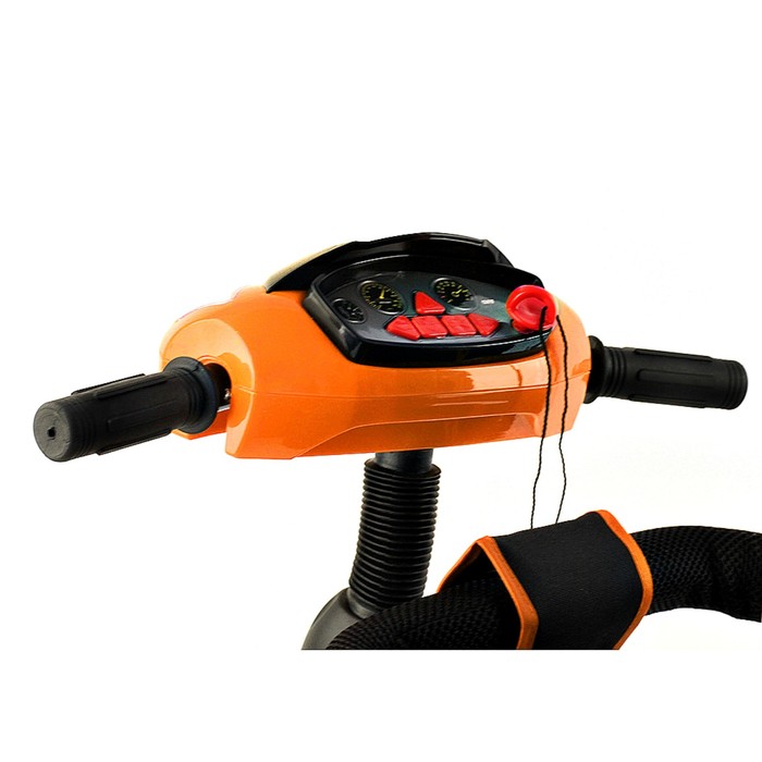 Велосипед трехколесный Lamborghini CLASSIC L2O, надувные колеса 12"/10", цвет оранжевый