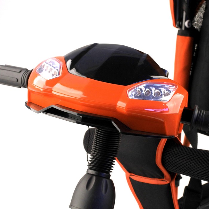 Велосипед трехколесный Lamborghini CLASSIC L2O, надувные колеса 12"/10", цвет оранжевый