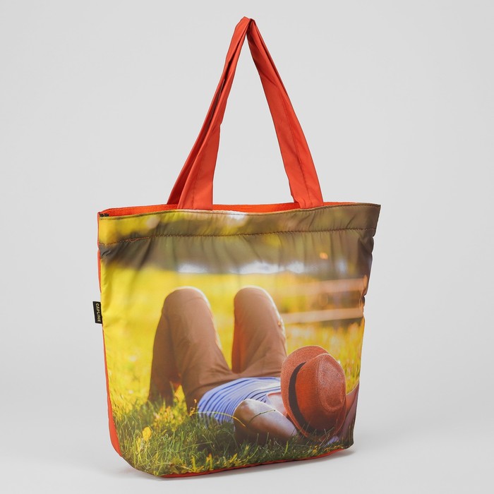 Сумка молодежная "Под солнцем", отдел на молнии