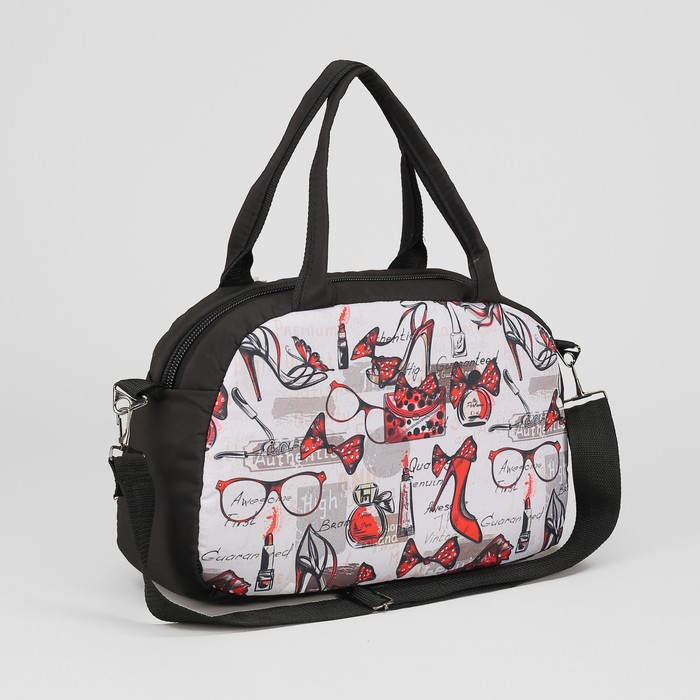 Сумка спортивная "Туфли", отдел на молнии, наружный карман