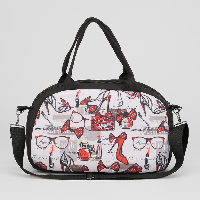 Сумка спортивная "Туфли", отдел на молнии, наружный карман