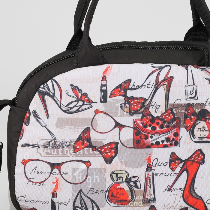 Сумка спортивная "Туфли", отдел на молнии, наружный карман