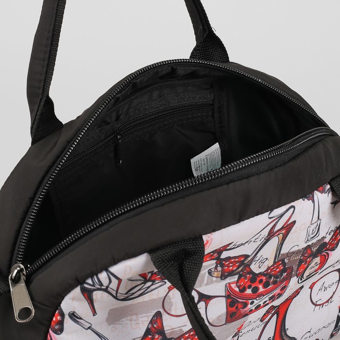 Сумка спортивная "Туфли", отдел на молнии, наружный карман