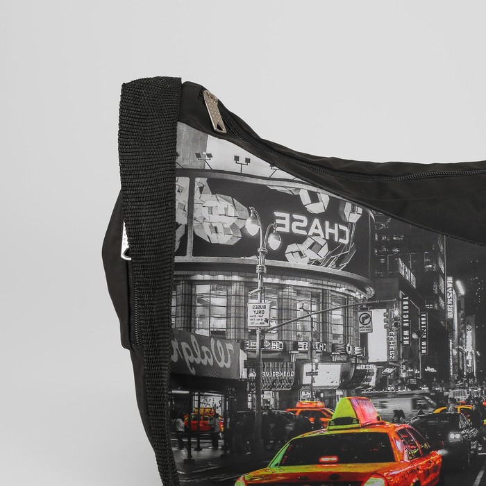 Сумка спортивная "Такси", отдел на молнии, наружный карман, регулируемый ремень