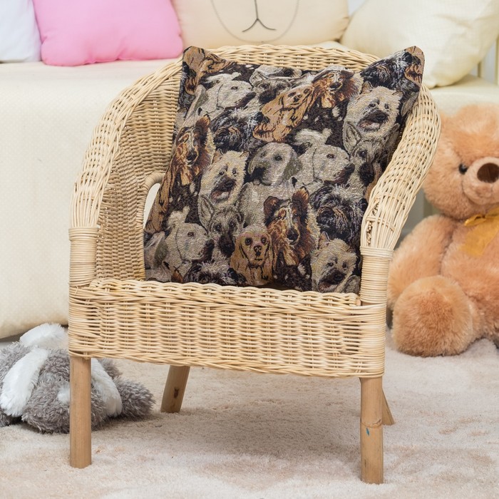 Наволочка декоративная "Этель" Собаки 40х40 ± 2 см