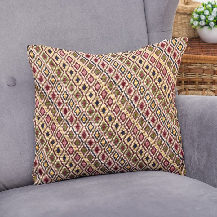 Наволочка декоративная "Этель" Абстракция 40х40 ± 2 см