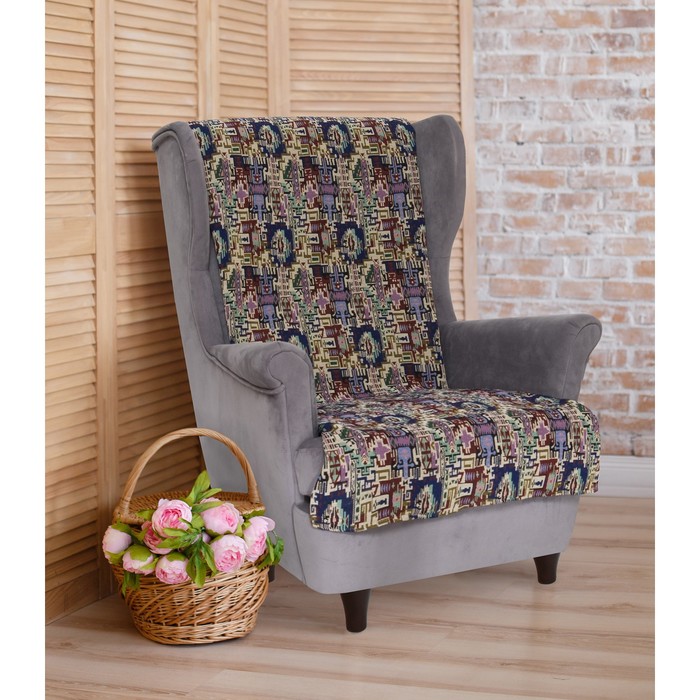 Накидка на кресло "Этель" Фантазия 70х160 ± 2 см
