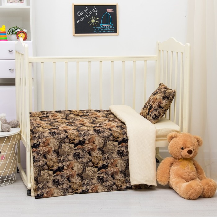 Покрывало гобеленовое "Этель" Котята 110х150 ± 2 см