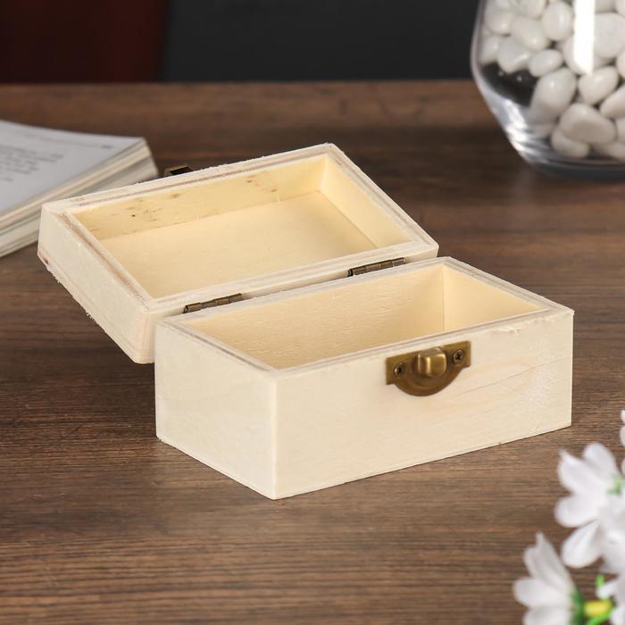 Шкатулка дерево для росписи LOVE 6х10х4,7 см