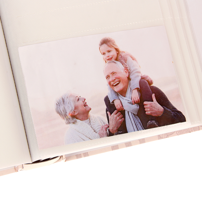 Фотоальбом на 100 фото 10х15 см "Цветы с блёстками" МИКС в коробке 26,3х20,5х5,5