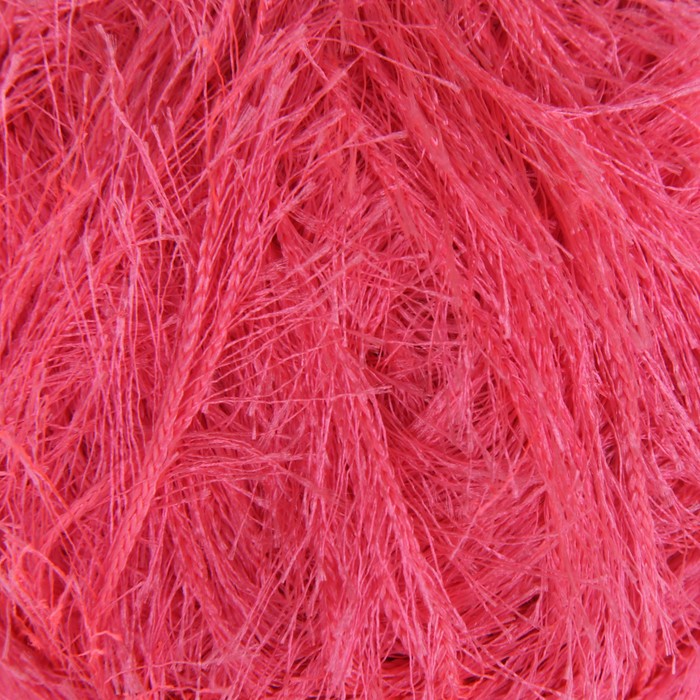 Пряжа "Травка" 100% полиэстер 150м/100гр (SH 297 малиновый неон)