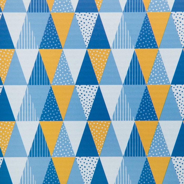 Складная коробка с PVC окошком «Грани», 34 х 23 х 15 см