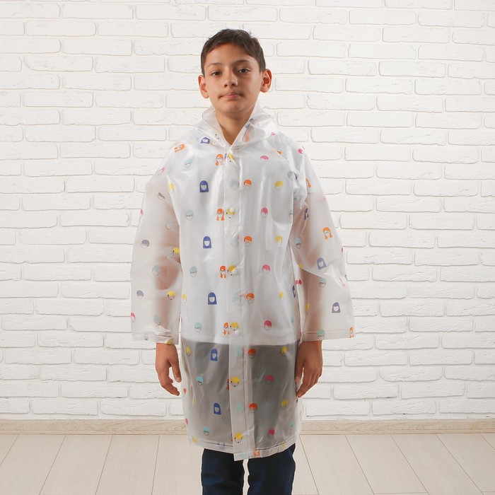 Дождевик детский "Весёлые лица"