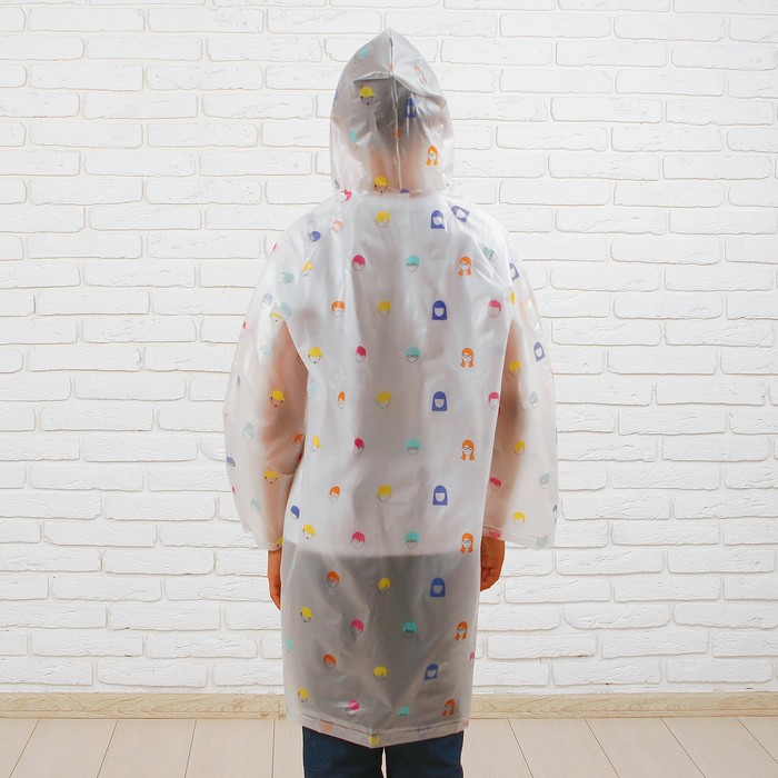 Дождевик детский "Весёлые лица"