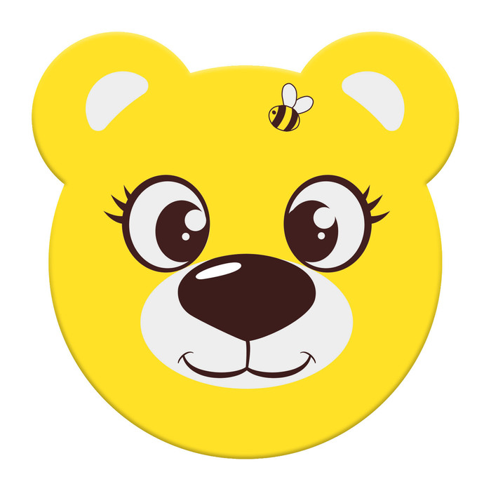 Мини-коврик для ванны на присосках «Мишка»