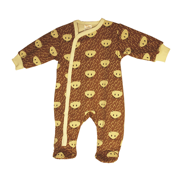 Комбинезон детский "Горностай", рост 62 см, цвет коричневый 6323