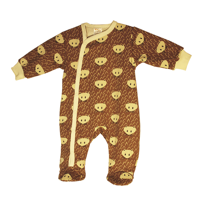 Комбинезон детский "Горностай", рост 68 см, цвет коричневый 6323