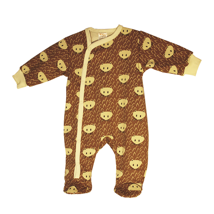 Комбинезон детский "Горностай", рост 80 см, цвет коричневый 6323