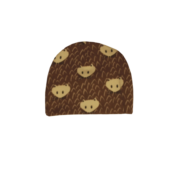 Шапочка детская "Горностай", размер 40 см, цвет коричневый 8523