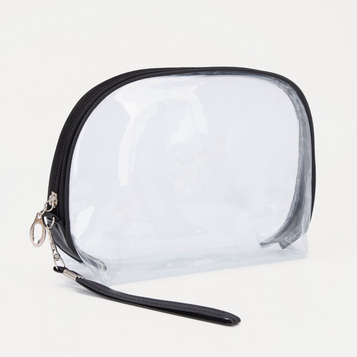 Набор косметичек 3 в 1 «Изящество», отдел на молнии, ручка, цвет чёрный/бронзовый