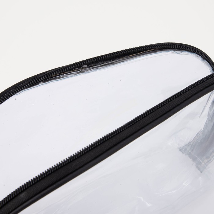 Набор косметичек 3 в 1 «Изящество», отдел на молнии, ручка, цвет чёрный/бронзовый