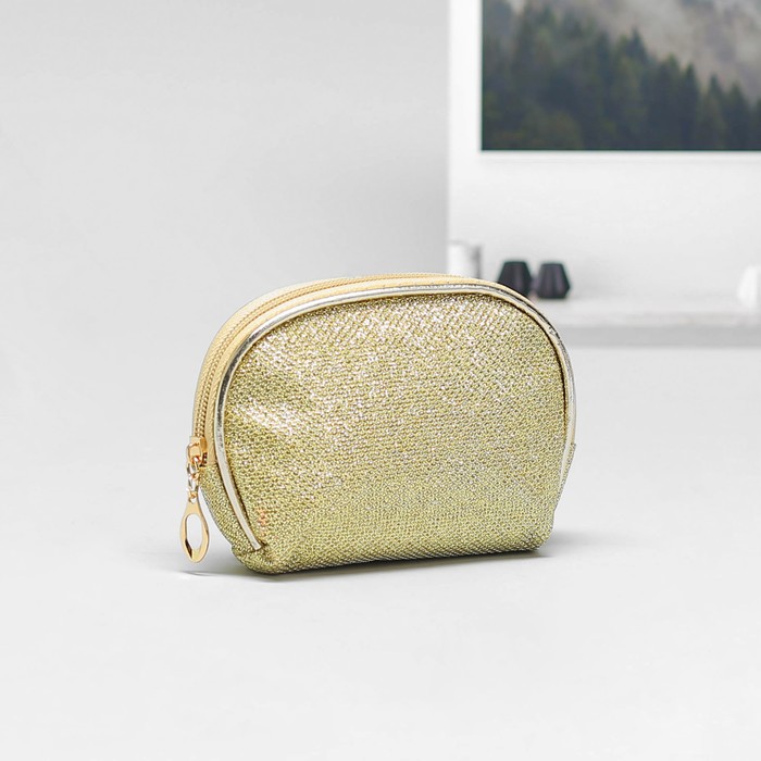 Набор косметичек 3 в 1 «Изящество», отдел на молнии, ручка, цвет белый/золотой