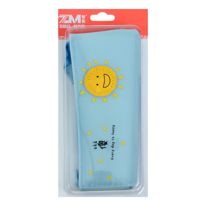 Пенал школьный на молнии 2отделения МИКС Спорт