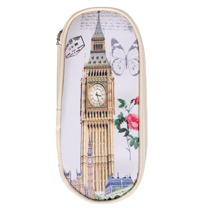 Пенал-футляр школьный на молнии Мотоциклист